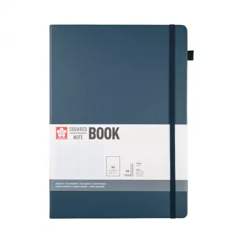 Sakura notitieboek DIN A4 geruit, donkerindigo hardcover, 160 pagina's, 1 stuk (94156805)