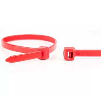 WKK rode nylon kabelbinders 300 x 3,6 mm, 100-pack 110194271