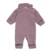 Lodger Skier Teddy baby romper, maat 62, rosé