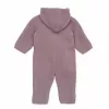 Lodger Skier Teddy baby romper, maat 62, rosé