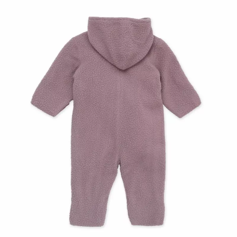 Lodger Skier Teddy baby romper, maat 62, rosé
