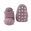 Lodger Slipper Teddy baby sloffen, roze, 6-12 maanden, antislipzool, fleece