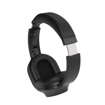 AIWA HST-220BT on-ear draadloze Bluetooth-koptelefoon, zwart