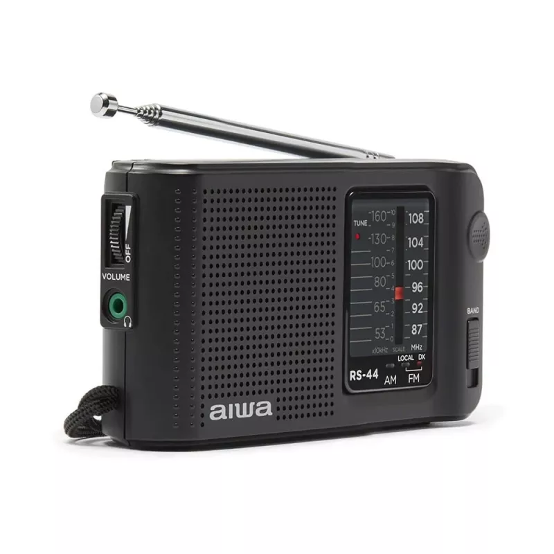 AIWA RS-44 zakradio AM/FM, zwart