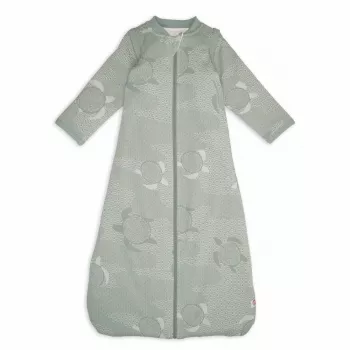 Lodger Hopper Matcha Turtle baby slaapzak met afneembare mouwen, zijde, 68/80 cm