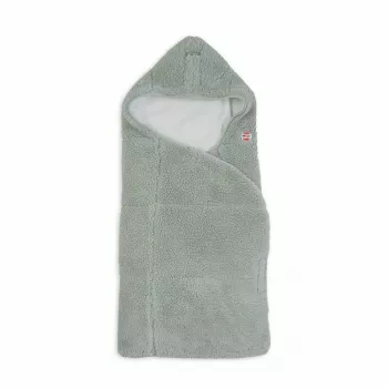 Lodger WPT 109 Wrapper Teddy Silk Touch baby puckdeken, crème