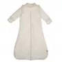 Lodger Hopper Matcha Turtle babyslaapzak met afneembare mouwen, berk, 50/62