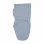 Lodger Bundler effen katoenen baby-puckdoek wikkel, Blue Fogg