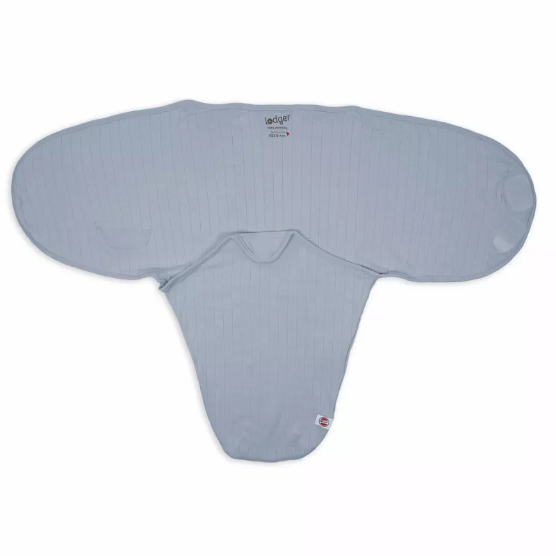 Lodger Bundler effen katoenen baby-puckdoek wikkel, Blue Fogg