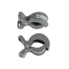 Lodger Clip Swaddler clips voor katoenen wikkeldoek (2 stuks), carbon