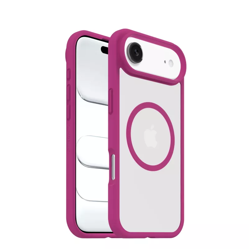 OtterBox React Series achterkant hoesje voor Apple iPhone Air – MagSafe-compatibel – Rose Crystal (roze/helder) 77-98614