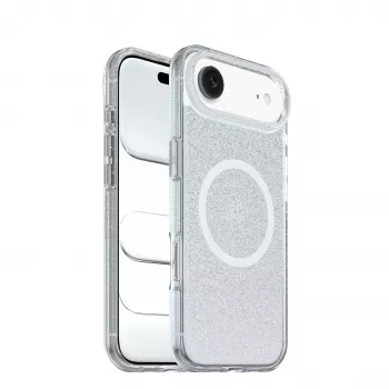 OtterBox React Series hoesje voor Apple iPhone 15 Pro Max – Stardust (transparant glitter), MagSafe-compatibel 77-99279