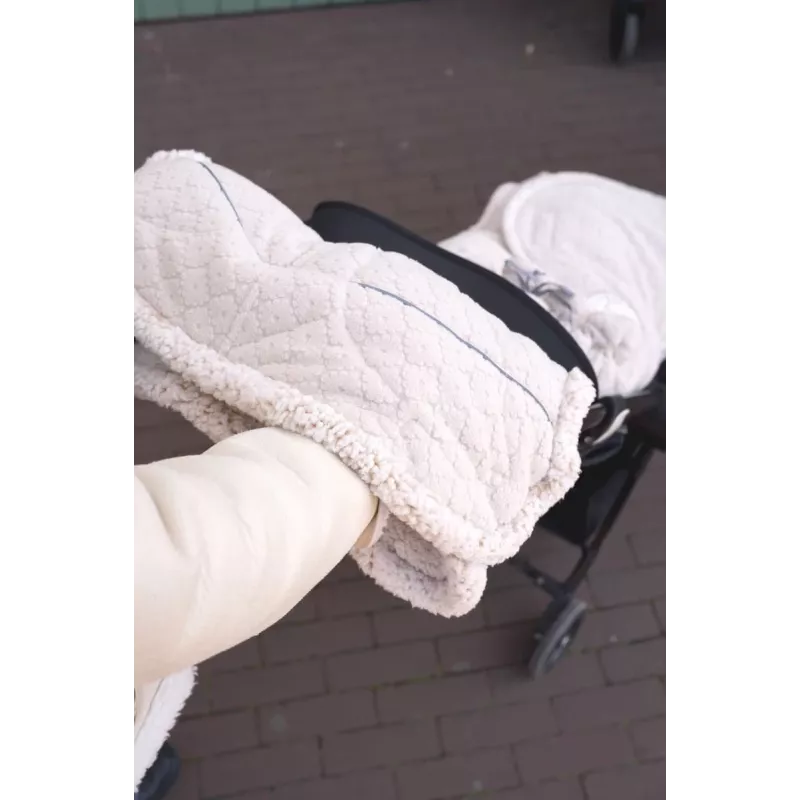 Lodger Warmer Folklore fleece kinderwagen-wantjes, Birch
