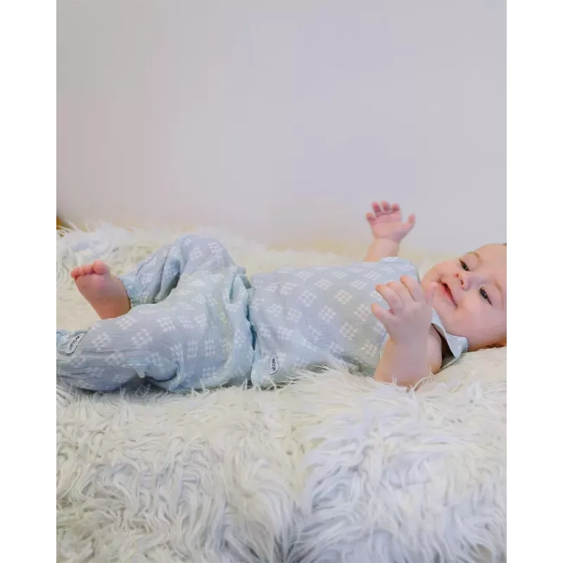 Lodger Hipster Tribe mousseline baby-hipsterbroek, Ice Flow, 62 cm