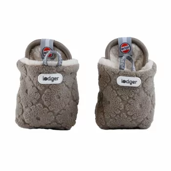 Lodger Slipper Folklore fleece baby-huisschoenen, Buffalo Plaid, 12-18 maanden