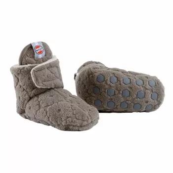 Lodger Slipper Folklore fleece baby-huisschoenen, Buffalo Plaid, 12-18 maanden