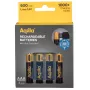 AQIILA AAA NiMH accu's met USB-C, 1,2 V, 600 mAh, 4-pack AQ60AAA374C4