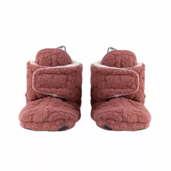 Lodger Slipper Folklore fleece babyschoenen, 12-18 maanden, Rosewood