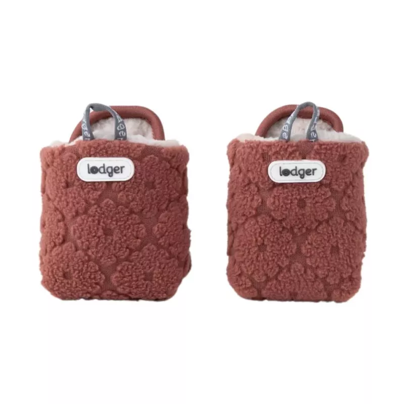 Lodger Slipper Folklore fleece babyschoenen, 12-18 maanden, Rosewood
