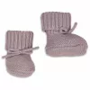Lodger Slipper Merino Wool babyschoenen, rosé, 6-12 maanden