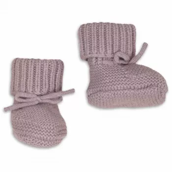 Lodger Slipper Merino Wool babyschoenen, rosé, 6-12 maanden