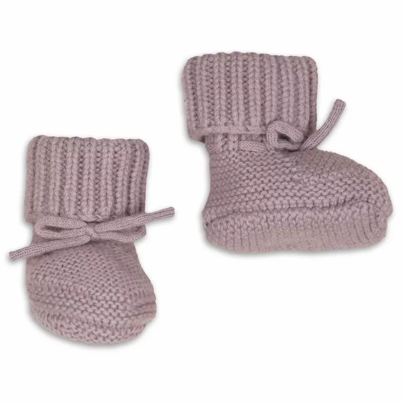 Lodger Slipper Merino Wool babyschoenen, rosé, 6-12 maanden