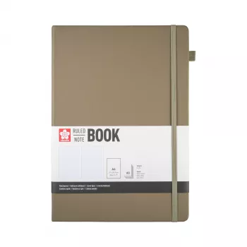 Sakura Notitieboek DIN A4 gelinieerd, donkergrijs hardcover 160 pagina's, 1 stuk (94147005)