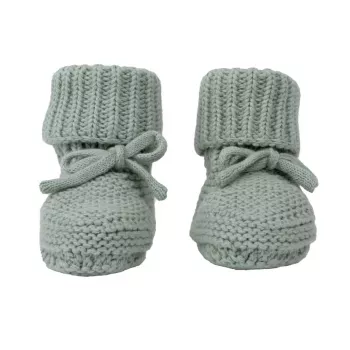 Lodger Slipper gebreide babyschoentjes zijde 0-6 maanden