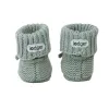 Lodger Slipper gebreide babyschoentjes zijde 0-6 maanden
