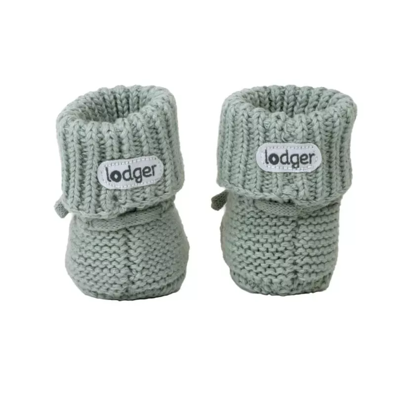 Lodger Slipper gebreide babyschoentjes zijde 0-6 maanden