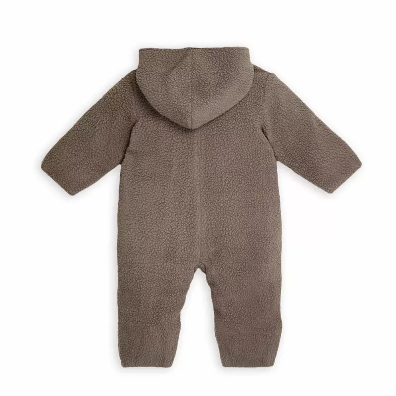 Lodger Skier Teddy baby romper, maat 74, Buffalo