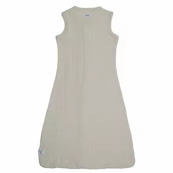 Lodger Hopper Solid mouwloze babyslaapzak, Birke, 50/62