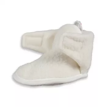 Lodger Slipper Teddy babyschoentjes Cloud Dancer 6-12m