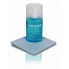 PHILIPS SVC1116B/10 beeldschermreinigingsset voor LED, LCD, plasma, OLED, smartphones, tablets, laptops, tv's - 200 ml gelspray + microvezeldoek