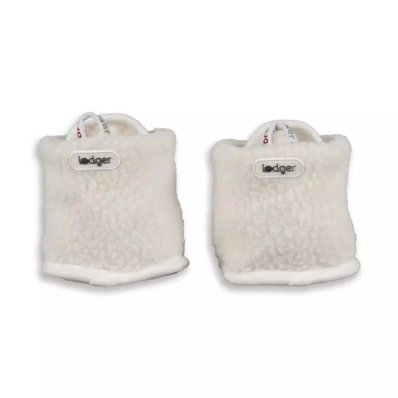 Lodger Slipper Teddy babyschoentjes, Cloud Dancer, 12-18 maanden