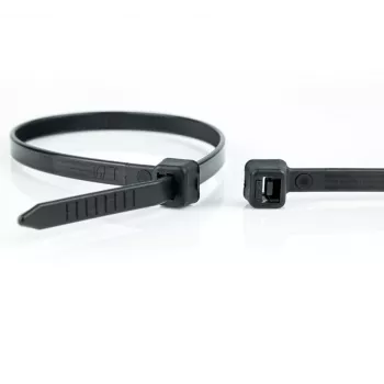 WKK 120196071 tie-wrap 300 mm x 4,8 mm zwart hittebestendig UV-gestabiliseerd olie- en oplosmiddelbestendig