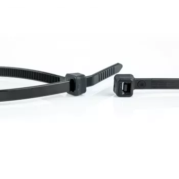 WKK 120196071 tie-wrap 300 mm x 4,8 mm zwart hittebestendig UV-gestabiliseerd olie- en oplosmiddelbestendig