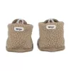 Lodger Teddy babypantoffels beige 6-12 maanden