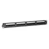 DS-IT CAT 6 UTP netwerk-patchpaneel, 19 inch, 24-poorts DS-Patch6-24UTP