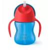 Philips AVENT rietjesbeker met flexibel rietje, 200 ml, 9m+, blauw