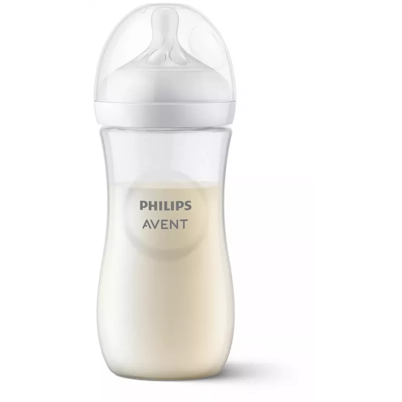Philips Avent Natural Response babyfles 330 ml, snelle flowspeen, 3m+