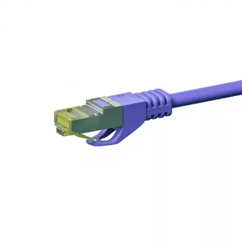 DSIT Cat.7 S/FTP PiMF RJ45 netwerk patchkabel, violet, 1 m (DC-78-010)