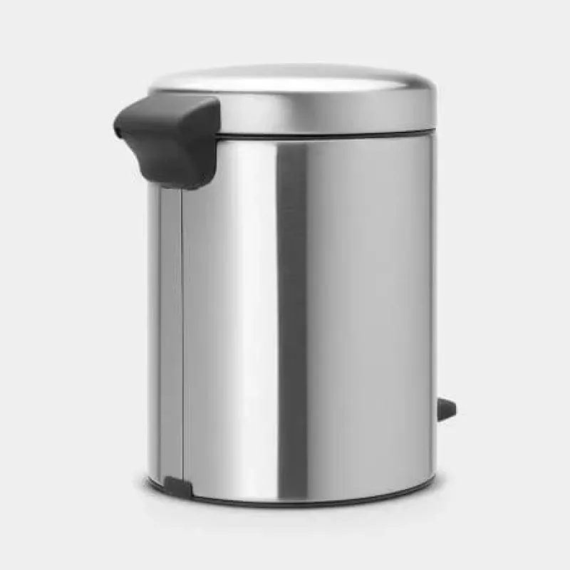 Brabantia NewIcon 5 liter pedaalemmer, matstaal