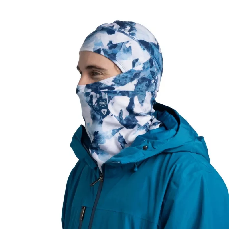 Buff Thermonet Balaclava met klep - Synth Blue