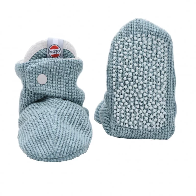 Lodger Slipper Ciumbelle Katoenen babyschoenen, 3-6 maanden, Ocean