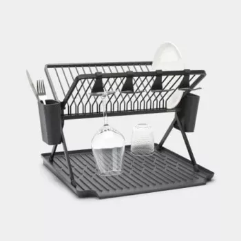 Brabantia Vouwbaar Afdruiprek, Groot, Donkergrijs