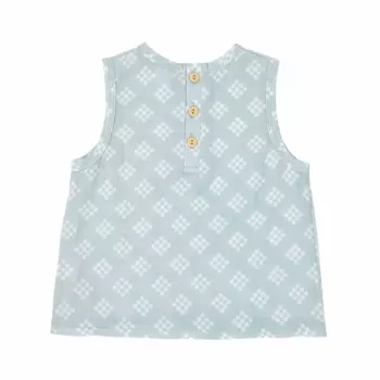 Lodger Tank Topper Tribe Muslin Baby Tanktop, Ice Flow, 68 cm