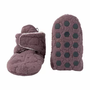 Lodger Slipper Folklore Fleece Babyschoenen, Mauve, 12-18 maanden