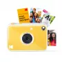 Kodak RODOMATICPYL digitale instantcamera met ZINK Zero Ink print, 10MP, 3,5 inch LCD, Bluetooth, USB-C, MicroSD