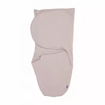 Lodger Bundler Solid katoenen baby-puckdoek, powder